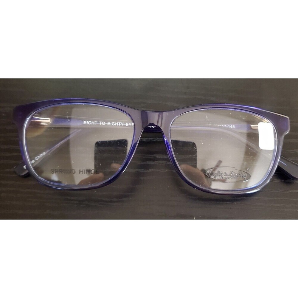Eight To Eighty Eyewear MILLIE DEMI BLUE 52-17-145 Eyeglasses Frame Only